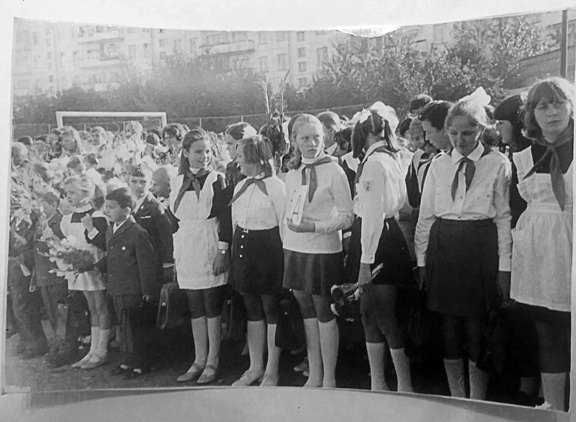 школа 4 6А клас 1976г