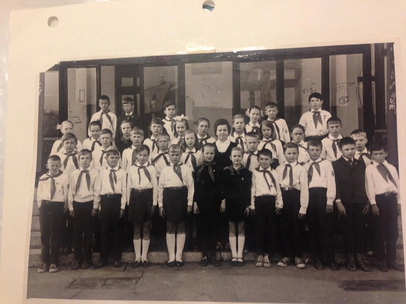 школа 4  3А класс 1973г