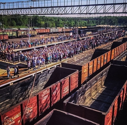 Давка на станции Солнечная