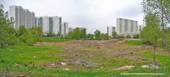 Солнцевский пруд у школы 1007, май 2006