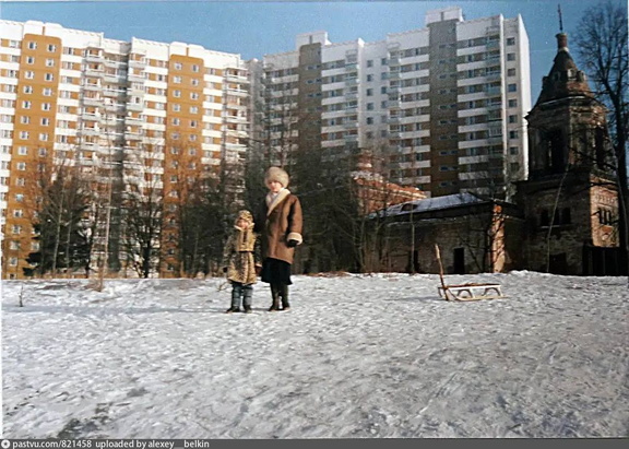 Храм Благовещения в Ново-Переделкино, 1992 год