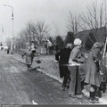 Субботник на территории Западной станции водоподготовки, 1977 год