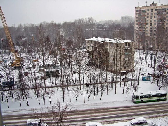 снос дома №8 по Солнцевскому проспекту