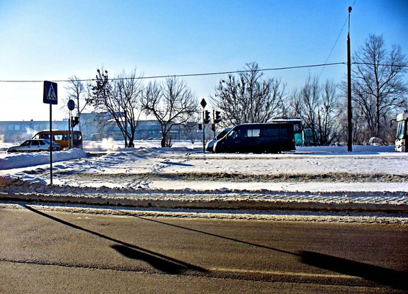 Перекресток Щорса и Авиаторов, 2007 год.