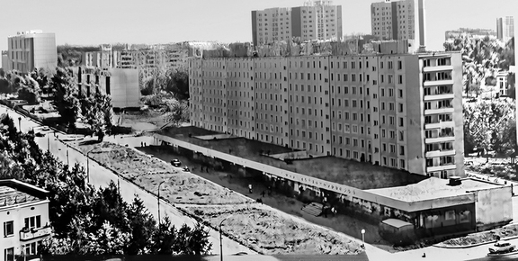 Улица Кирова в Солнцево 1984